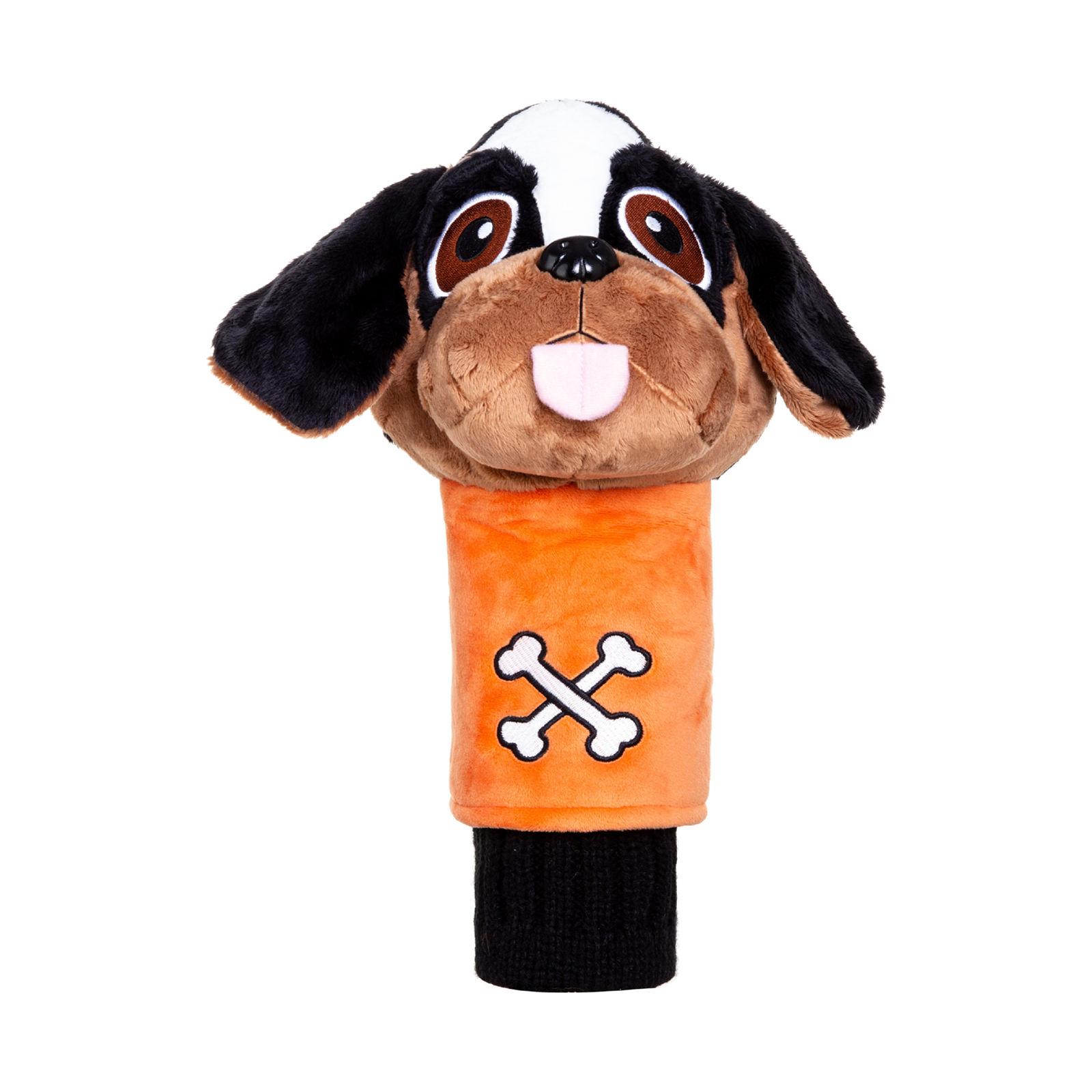 Golf Club Head Cover Cute Plush Dog Puppy Shaped Driver Headcover Protector