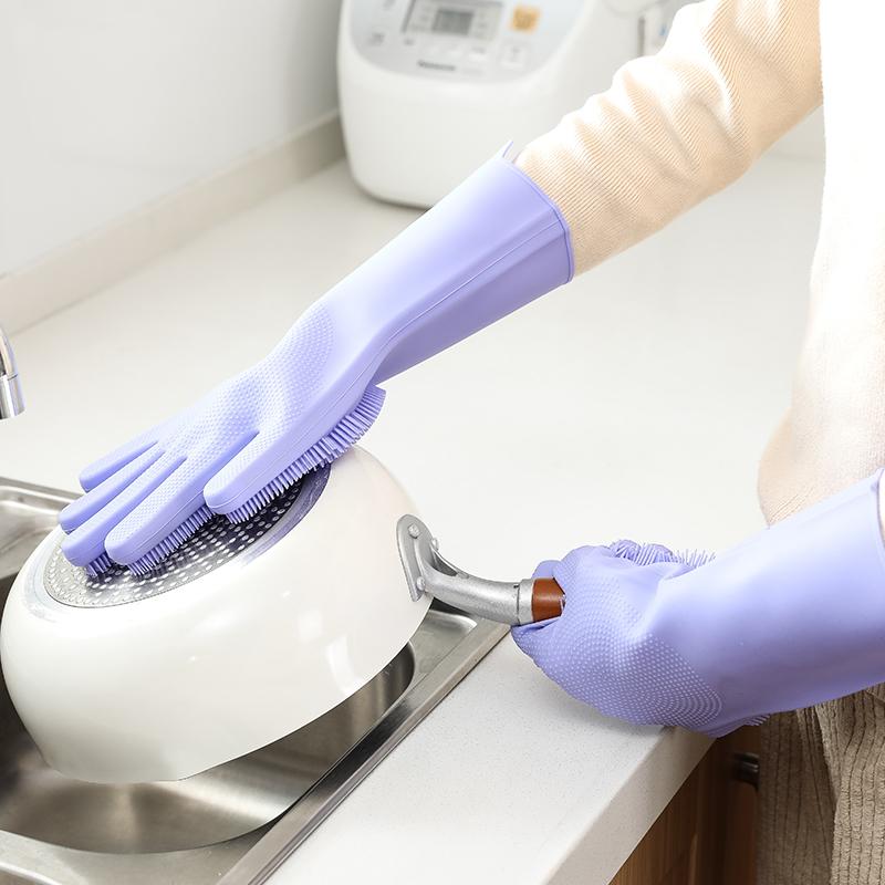 Đôi Găng Tay ANAEAT Bằng Cao Su Để Rửa Chén Và Chà Rửa Nhà Bếp