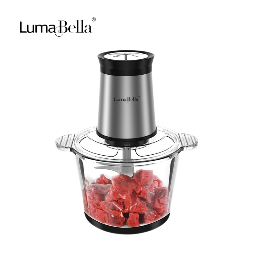 Máy xay cầm tay đa năng Lumabella LB-56011 công suất cao 800W cối thủy tính 3L xay nhuyễn mọi thực phẩm - HÀNG CHÍNH HÃNG