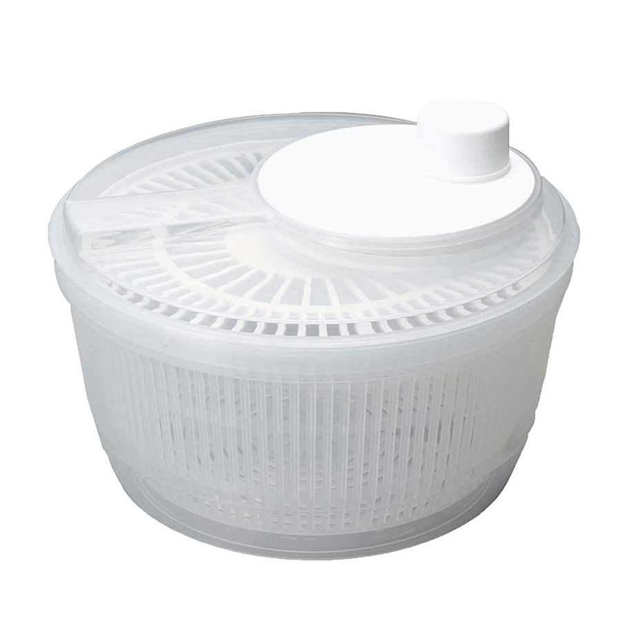 Combo Rổ Quay Rau Sống + Gói Khử Cặn Bình Nước - Nội Địa Nhật Bản