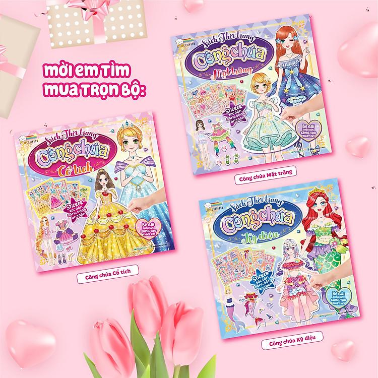 Sách Thời trang Công chúa Cổ tích (4 trang stickers)