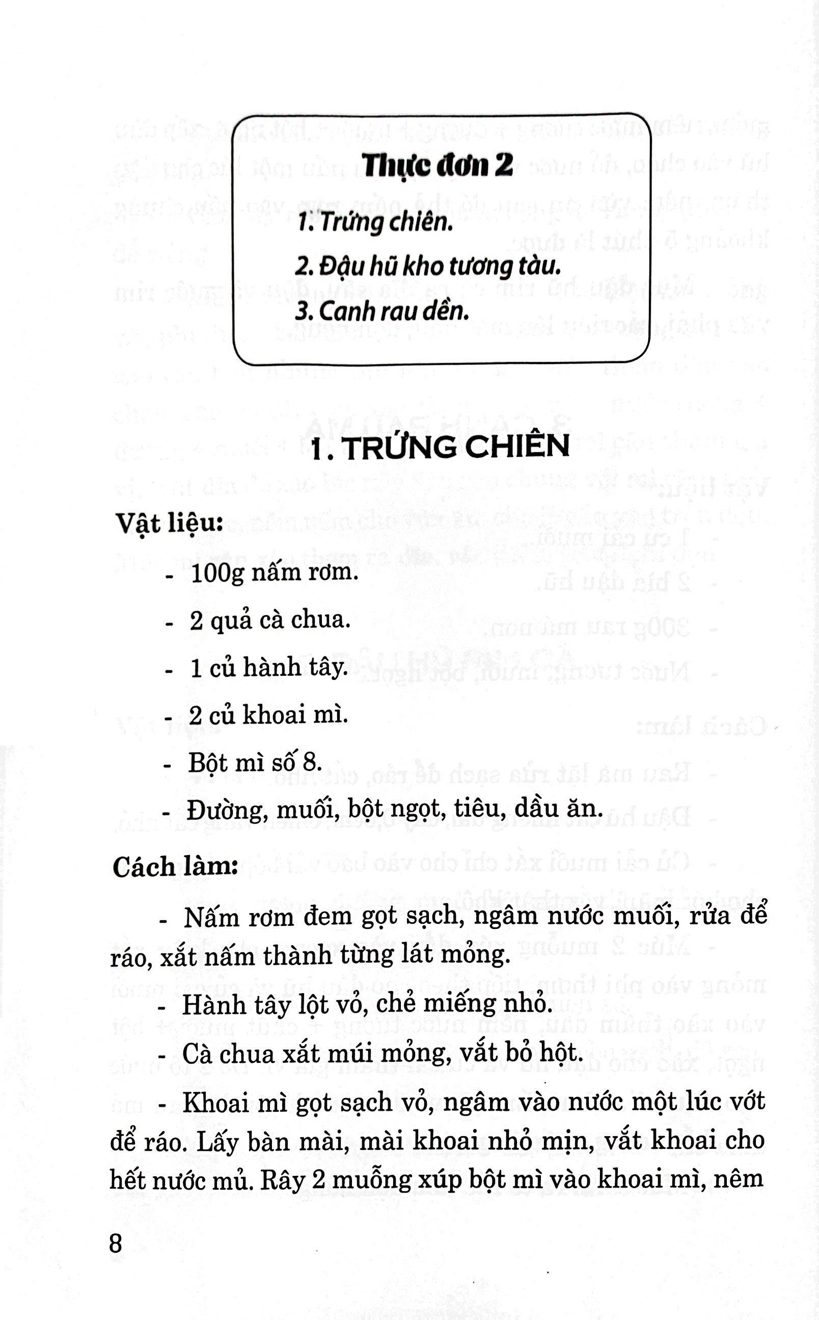 52 Thực Đơn Nấu Ăn Chay Trong Gia Đình