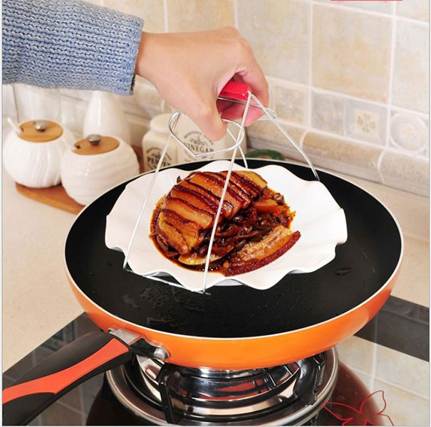 Combo 2 Dụng Cụ Kẹp Gắp Nóng Nhấc Nồi 2 Chia Chuyên Dụng Loại Tốt Dài 20CM