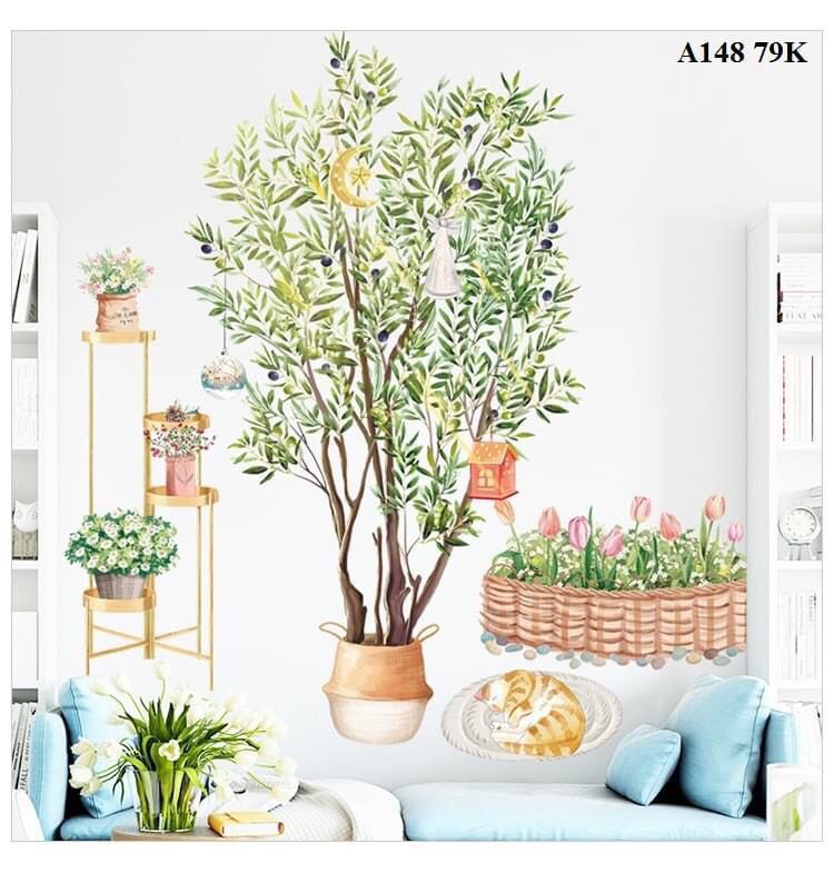 Decal trang trí tường -