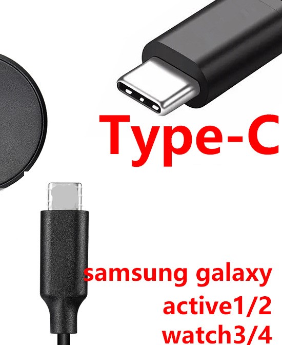 Dock Sạc Dành Cho Samsung Galaxy Watch 6/ Galaxy Watch 5/ Watch 5 Pro/ Galaxy Watch 4/ Galaxy Watch 3/ Galaxy Watch Active 2 Cổng Type C_ Hàng chính hãng