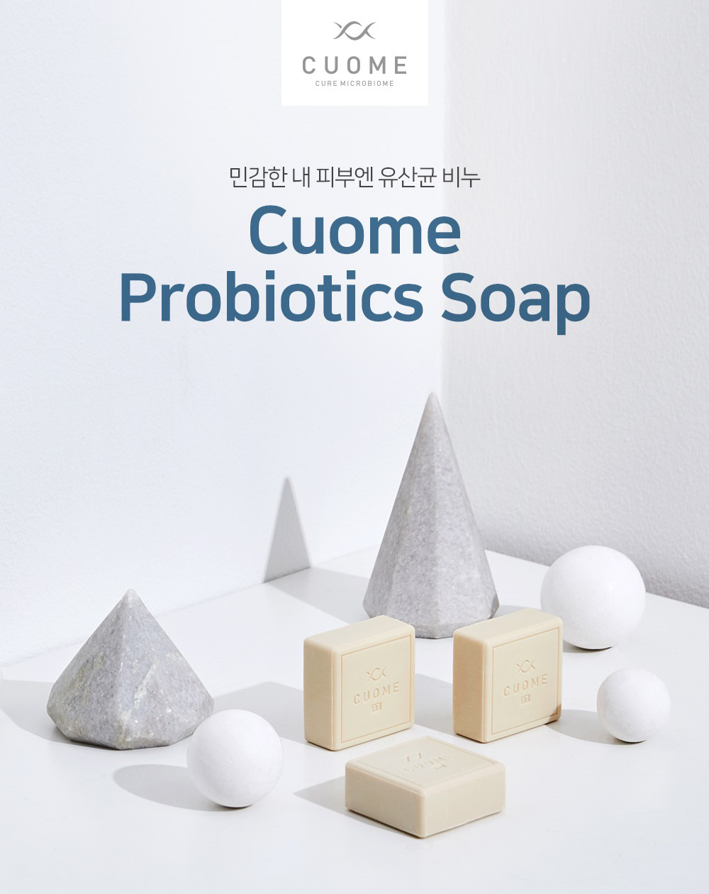 Cuome Probiotics Face and Body Soap - Xà Phòng Bổ Sung 1 Nghìn Tỷ Lợi Khuẩn Người Lớn