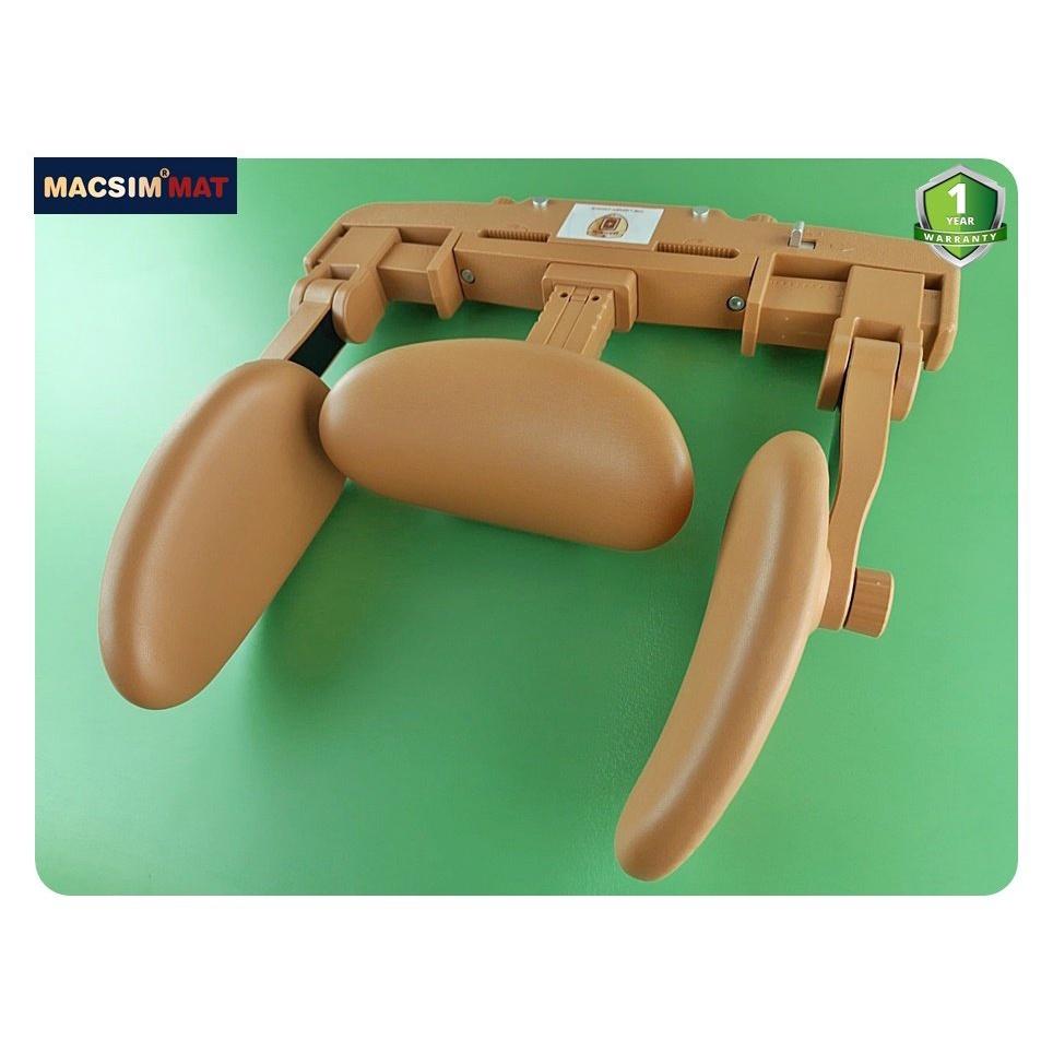 Gối tựa đầu ô tô cao cấp nhãn hiệu Macsim mã CHP02B màu đen, be, nâu