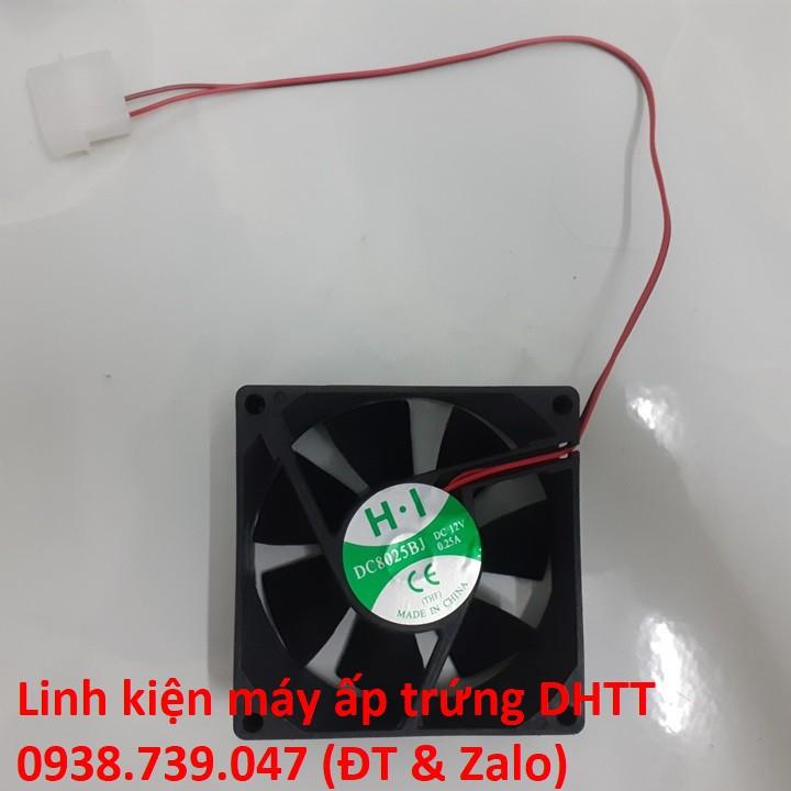 Quạt tản nhiệt 12V 8x8x2.5cm