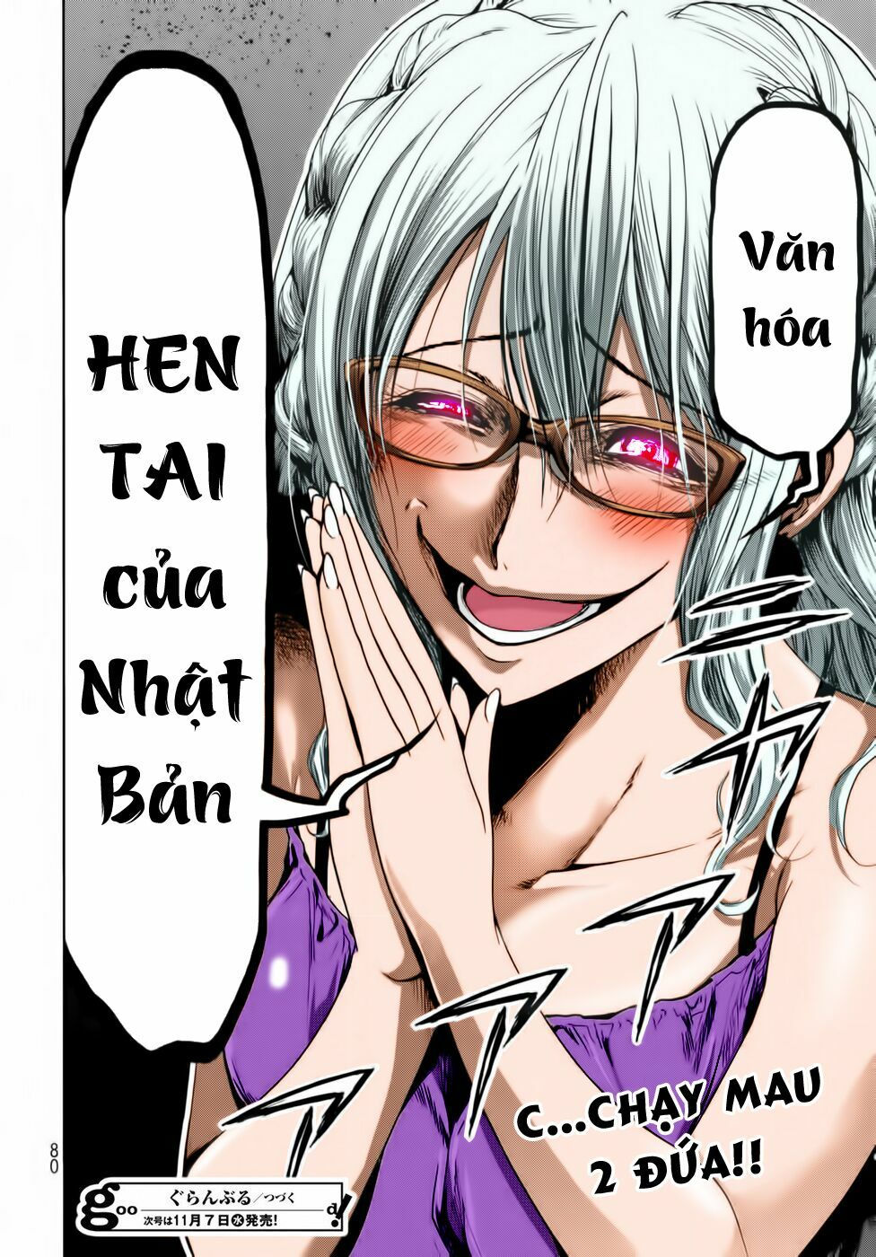 cô gái thích lặn - grand blue chapter 48 43