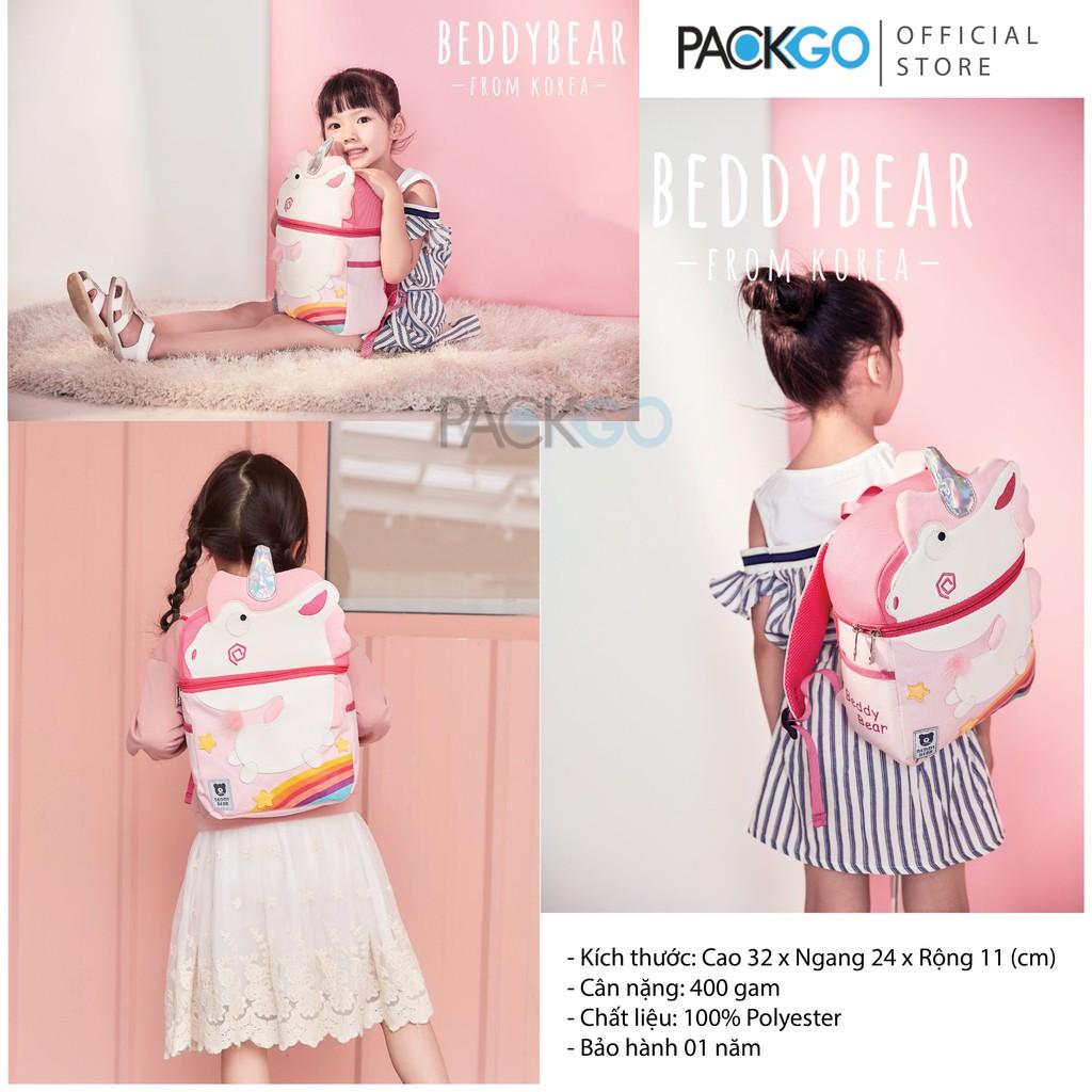 Balo cho bé Gái từ 04 tuổi BeddyBear - Phù hợp học Mầm Non - Cute Bag Unicon / Kỳ lân - Ba lô Thiết kế chống gù lưng - Bảo hành chính hãng 2 năm