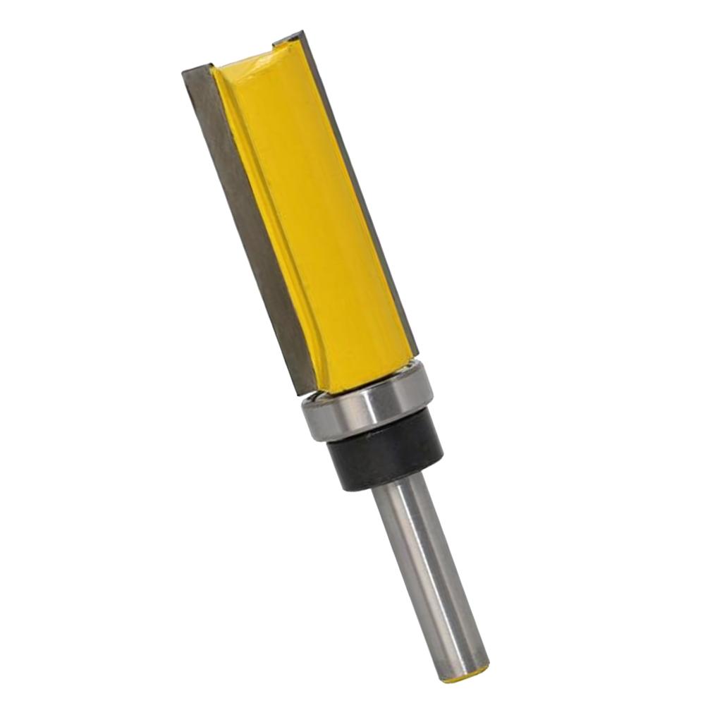 2-Flute Straight Cutter Router Bits Woodwork 8mm Shank 3/4 Cutting Dia 2pcs