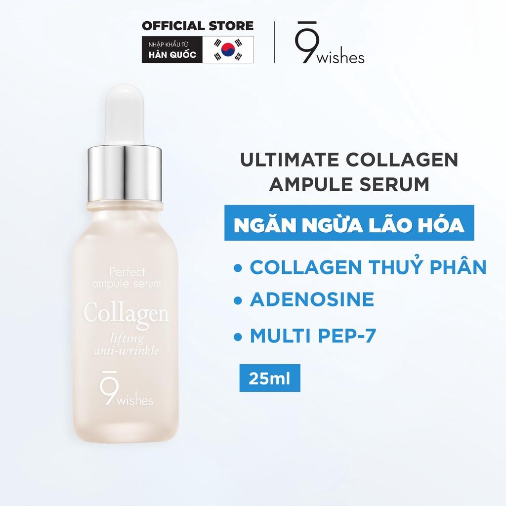 Tinh chất chống lão hóa 9 Wishes Ultimate Collagen Ampule Serum 25ml