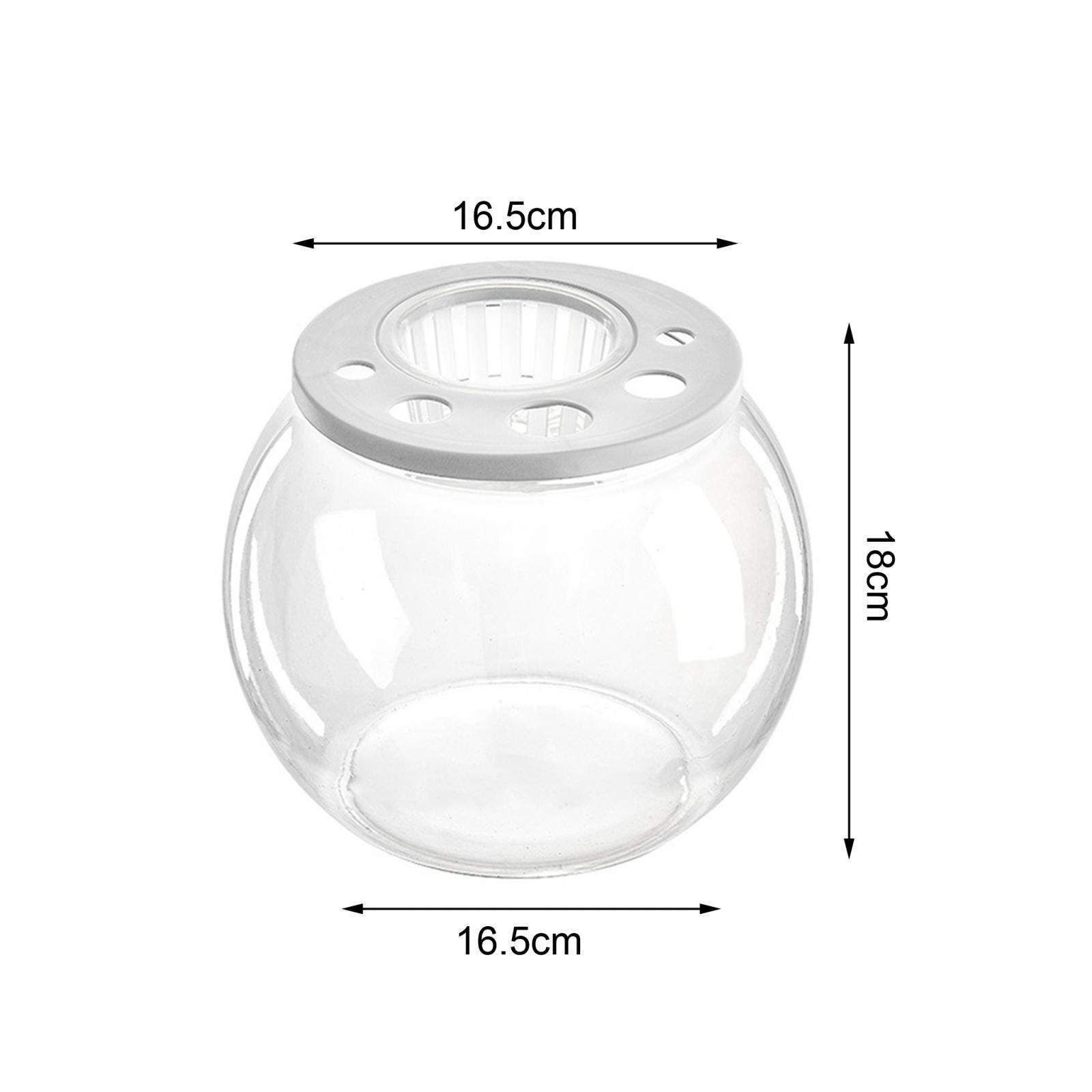 Fish Bowl Decorative Table Centerpiece Fish Tank for Hotel Dorm Living Room