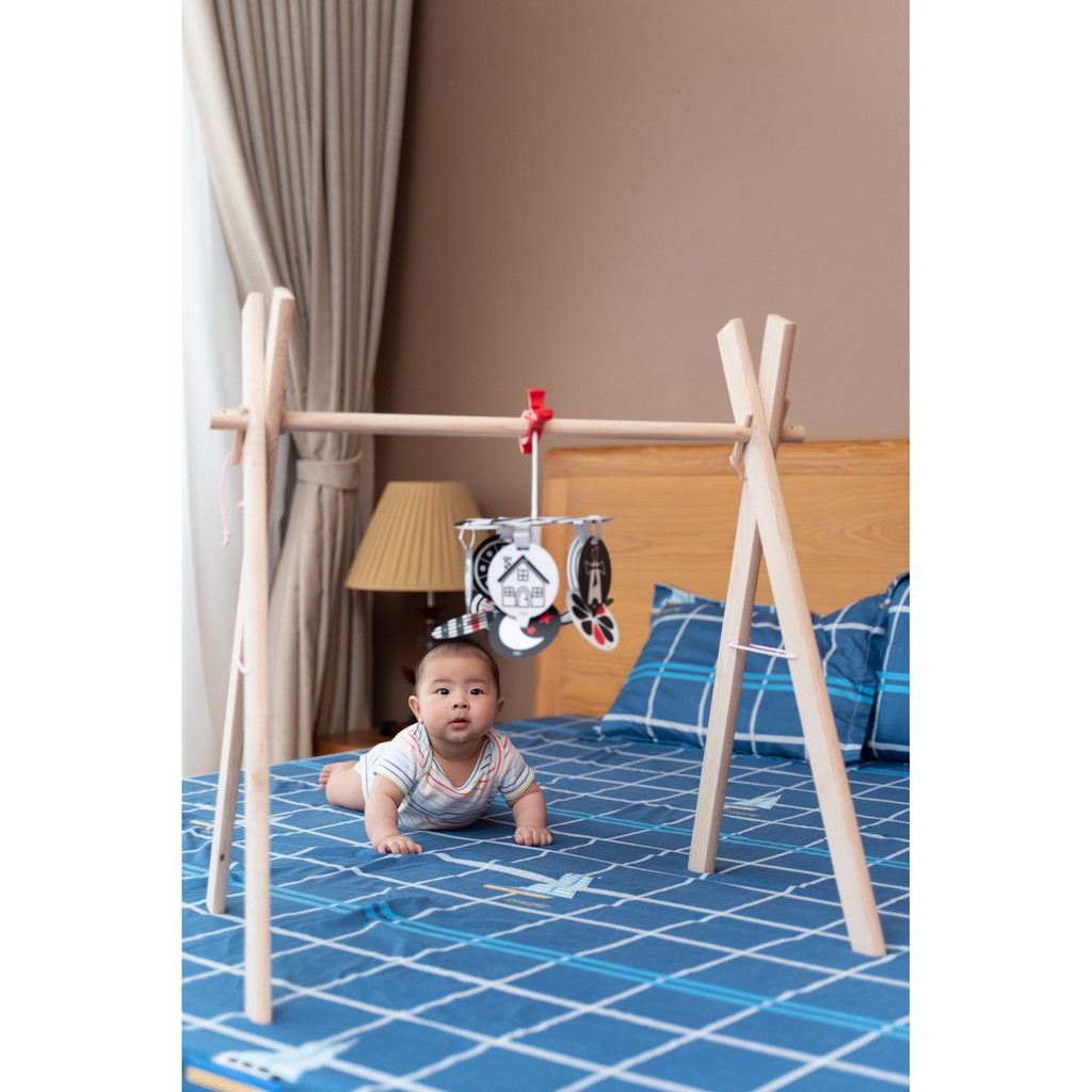 Đồ Chơi Treo Cũi Treo Xe Đẩy Kích Thích Thị Giác Cho Bé Sơ Sinh 0-6 Tháng - Hiệu Lalala Baby
