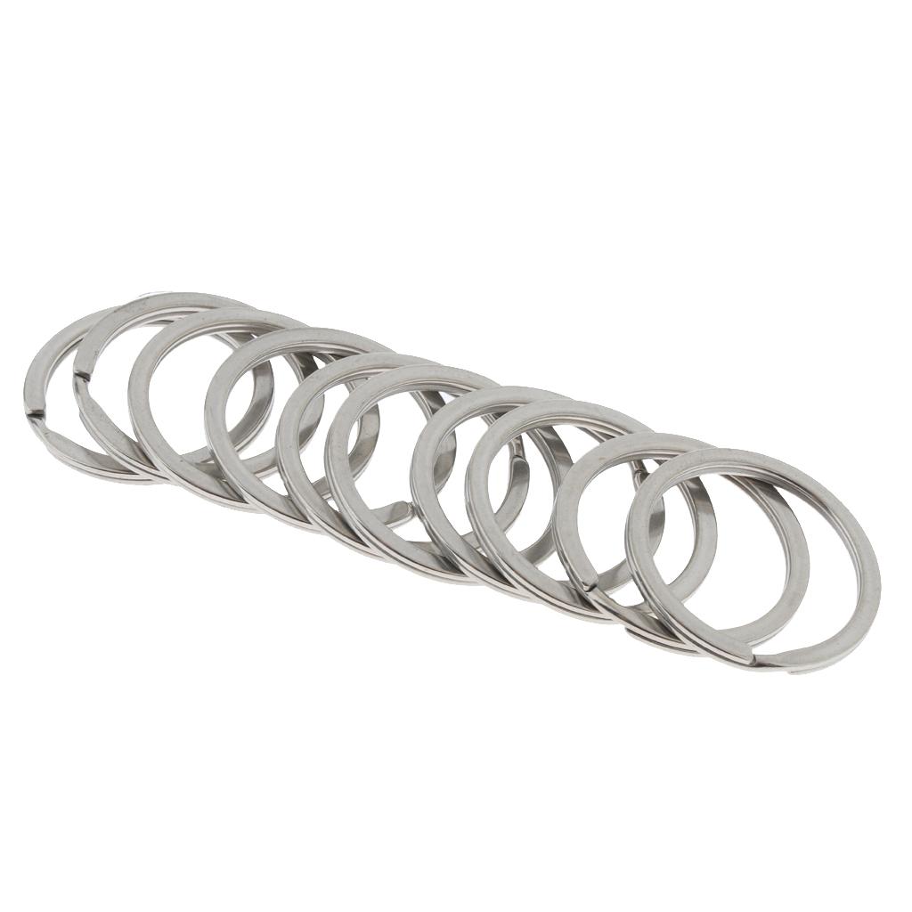 Multipurpose 10 Pieces O Ring Sports Key Chain Buckle Holder Camping