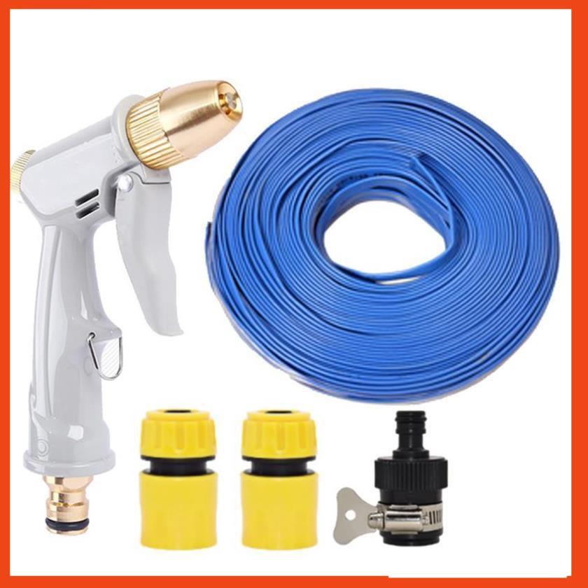 Bộ dây vòi xịt nước rửa xe, tưới cây tăng áp 3 lần, loại 3-5m 206846