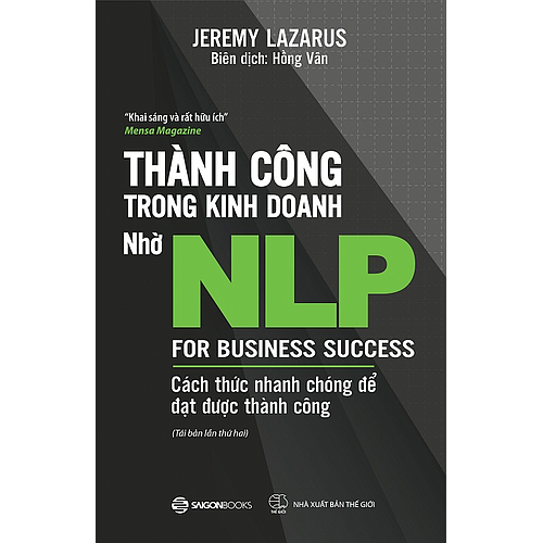 Bộ 2c NLP Tác giả Jeremy Lazarus: Thành công trong kinh doanh nhờ NLP; Ứng dụng thành công NLP