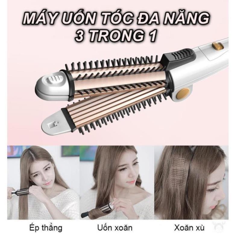 Máy uốn tóc AUX đa năng 3in1 - Home and Garden
