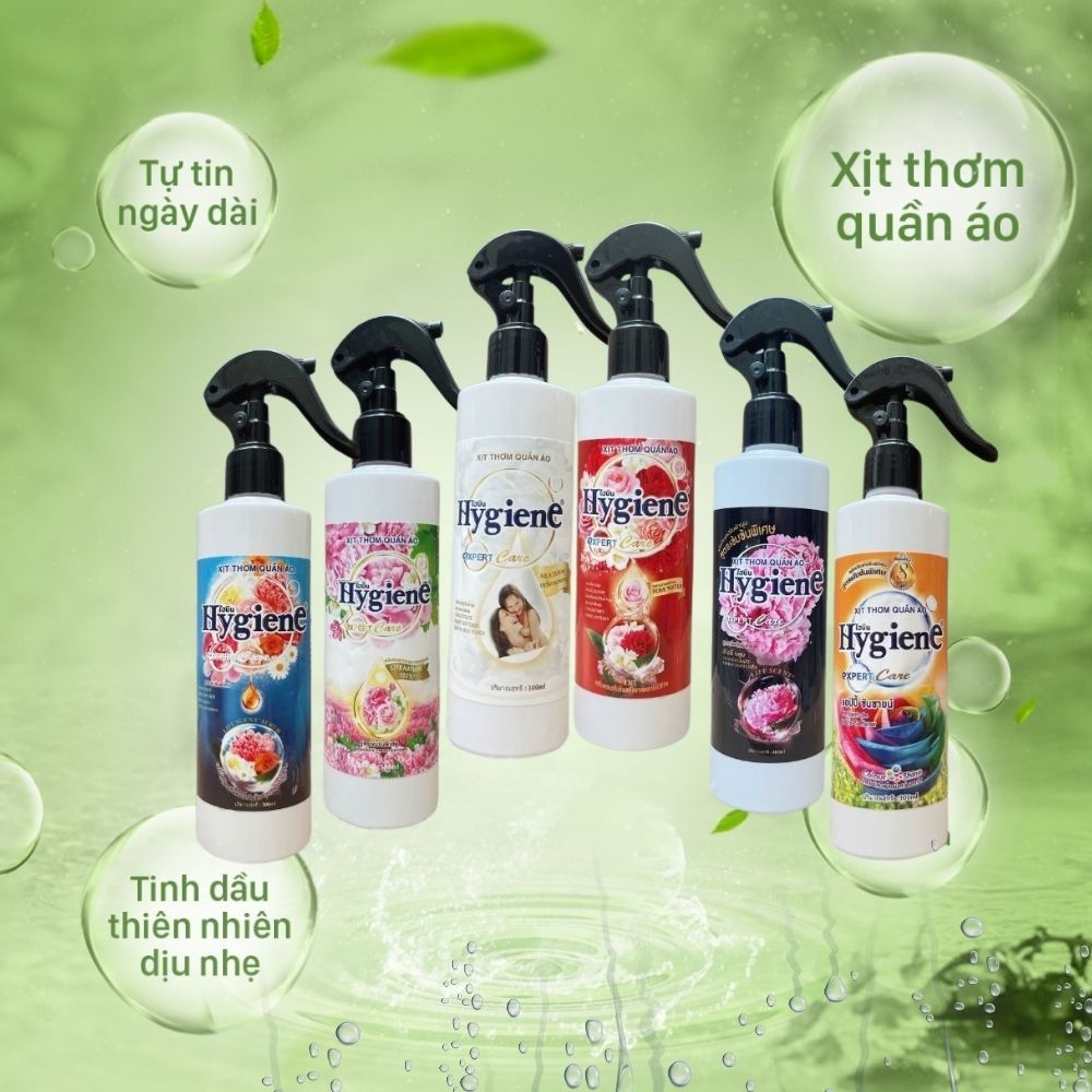 Chai Xịt Thơm Quần Áo 300ml Làm Thơm Mềm Vải Lên Đến 24h