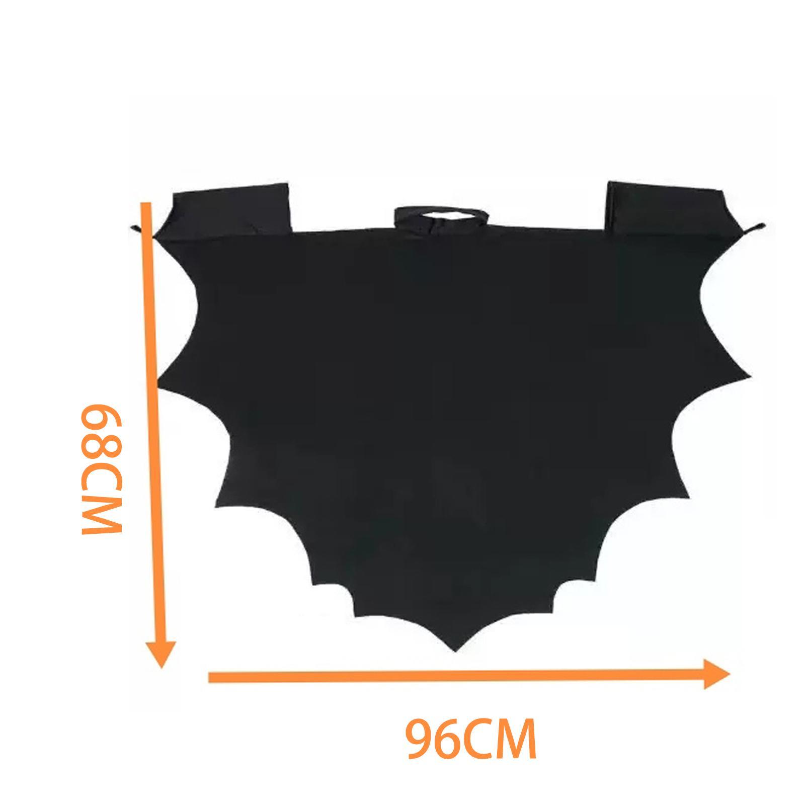 Halloween Bat Costume Fancy Dress Vampire Cosplay Jumpsuit Girls Boys Dress up Unisex Kids for Accessories Decoration Movie Theme Festival
