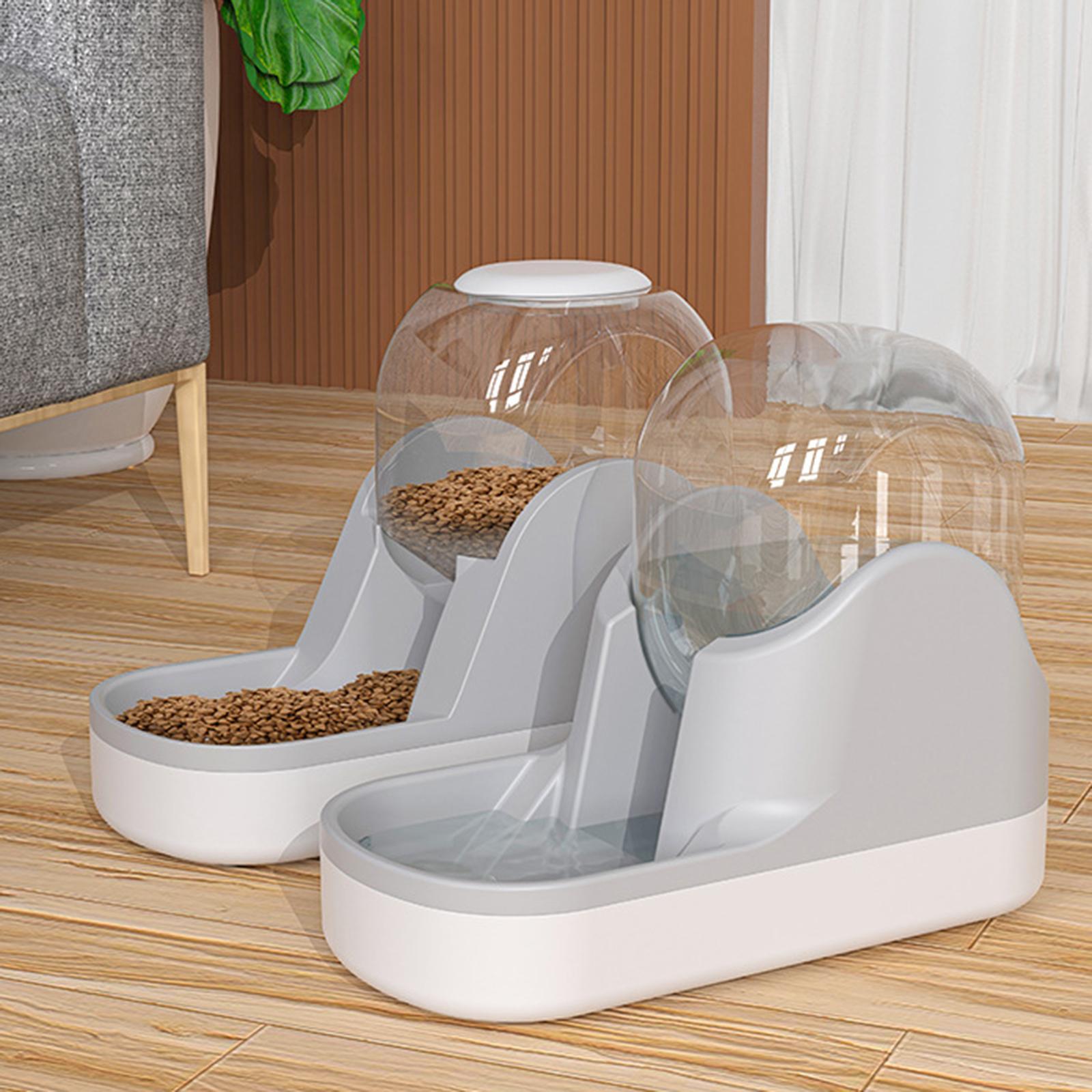 Automatic Gravity Feeder Cat Dog Bowl Feeding Station Automatic Cat Feeder