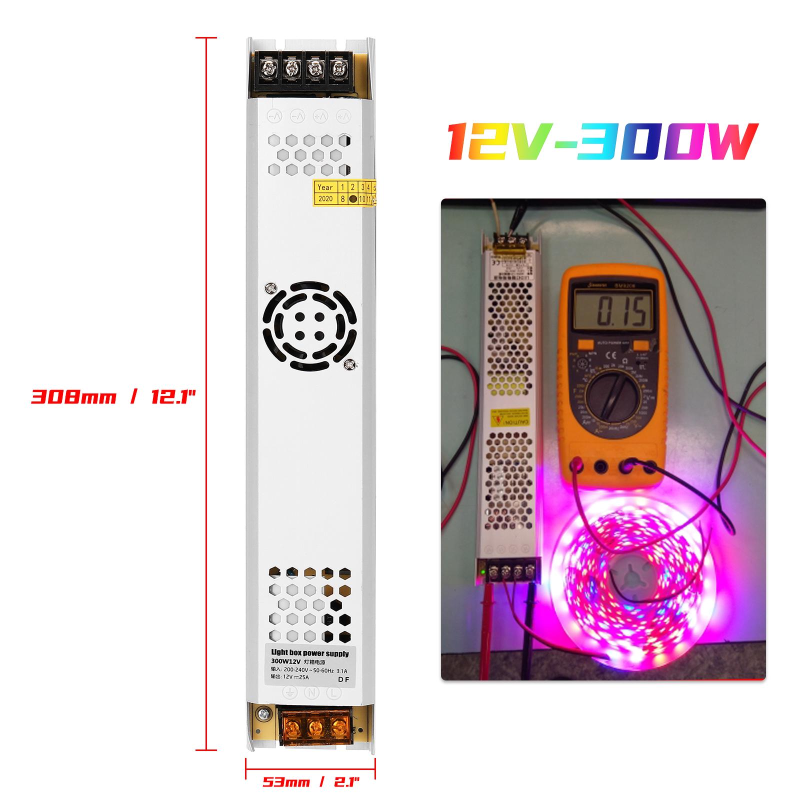 12V Ultra Thin LED Power Supplys Lighting Transformer Electronic Transformer LED Driver Power Adapter Driver Power