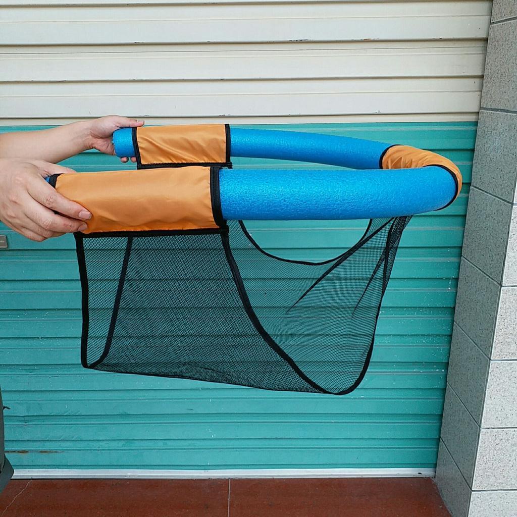 4x Pool Noodle  Net, Swimming Bed Seat Floating  Diy Adult  Fun Toy Entertainment for Swimming Water Relaxation
