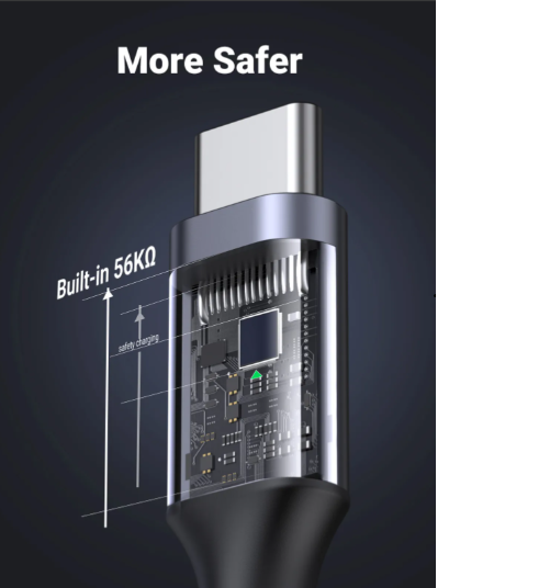 Cáp sạc USB Type-C to Type-C Ugreen 50150 hỗ trợ sạc nhanh 60W, truyền dữ liệu 480Mbps - Hàng Chính Hãng