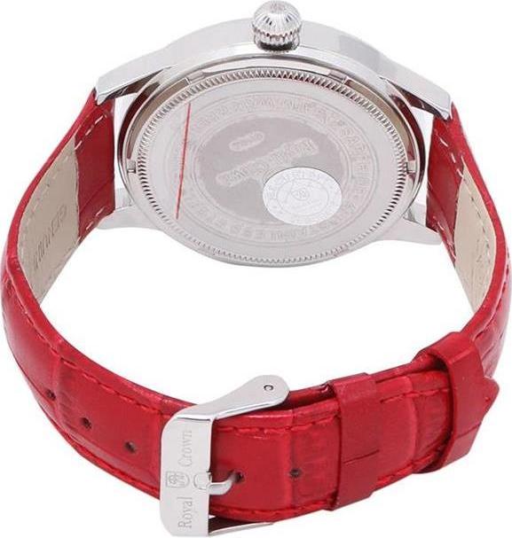Đồng hồ nữ chính hãng Royal Crown 6118M dây da đỏ