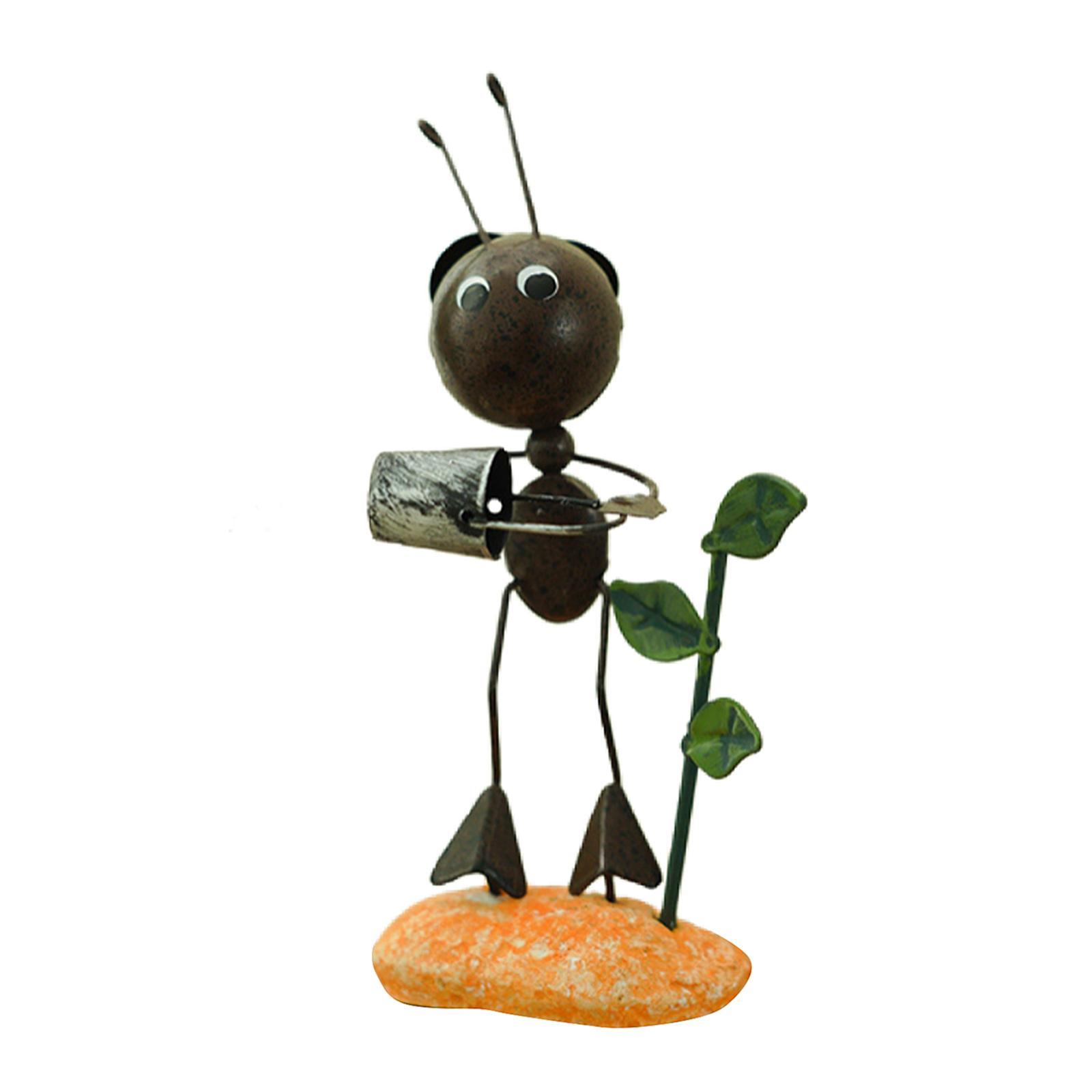 Hình ảnh 2 Pieces Ant Figurine Statue Home Office Desktop Decor