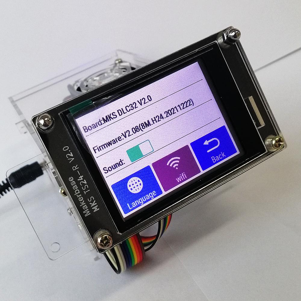 CNC Lá Chắn ESP32 32bit Bộ Điều Khiển MKS DLC32 Acrylic Hộp CNC3020 MAX Linh Kiện Thay Thế 3018 Pro Nhé Màn Hình