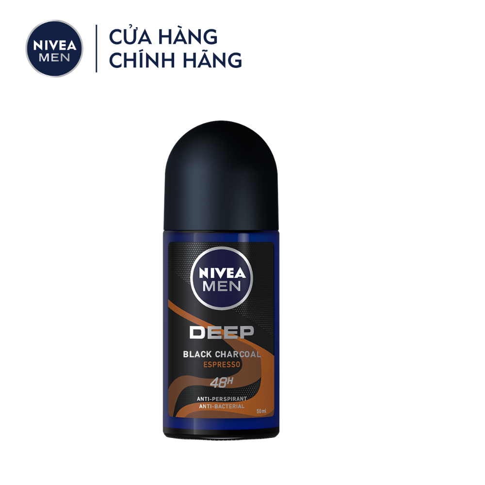 Lăn Ngăn Mùi Nivea Than Đen Hương Espresso - 85366