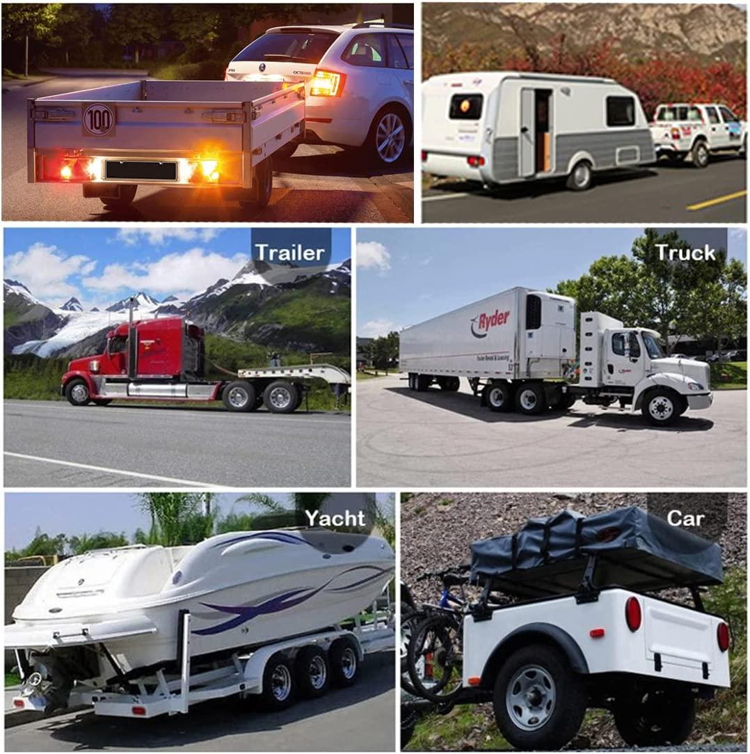 Dây kéo dài rơ moóc 7 chân Cáp mở rộng xoắn ốc 2m Dây kéo dài rơ moóc Cắm dây nối lò xo Đầu nối cáp Cắm bởi xe tải RV Máy kéo Xe ô tô Hãng xe đạp