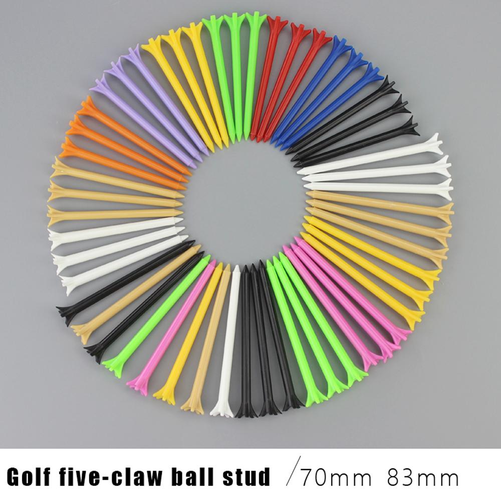 1PCS nhựa golf golf đa màu 70mm Độ bền cao su bền bỉ Color: Khaki