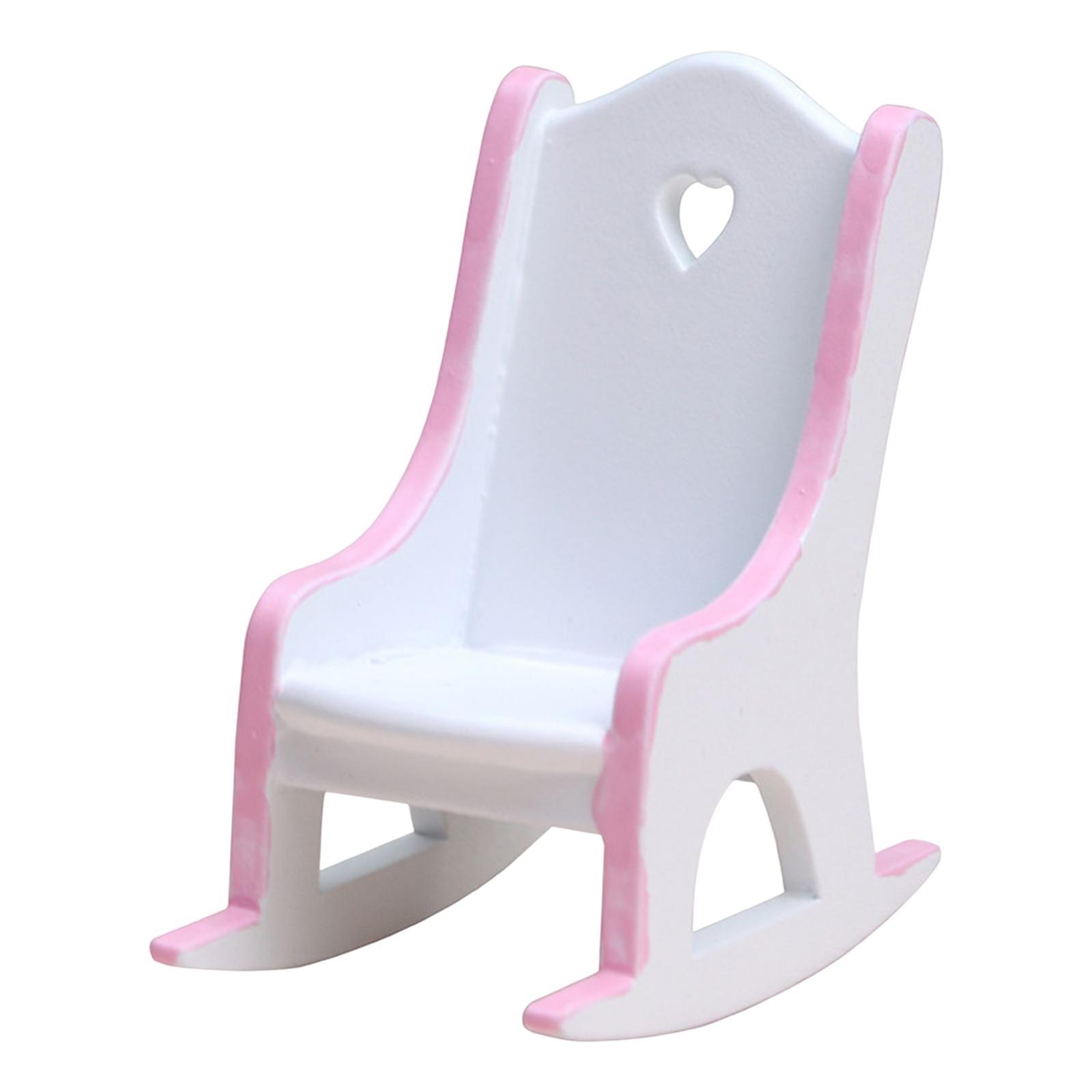 DIY Miniature Dollhouse Dollhouse Model Chairs Delicate for Accessories