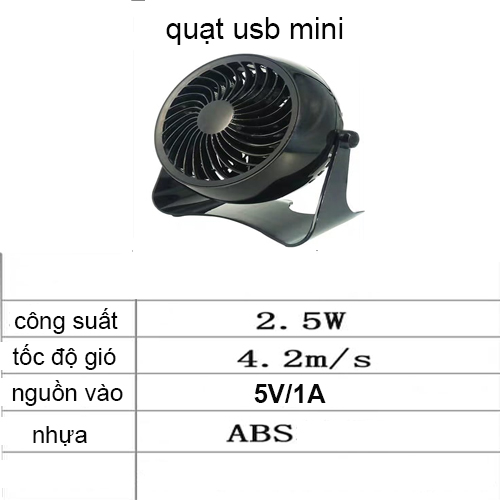 Quạt Usb Văn Phòng, Có Thể Sạc, Tiếng Ồn Nhỏ, Kiểu Dáng Thời Trang