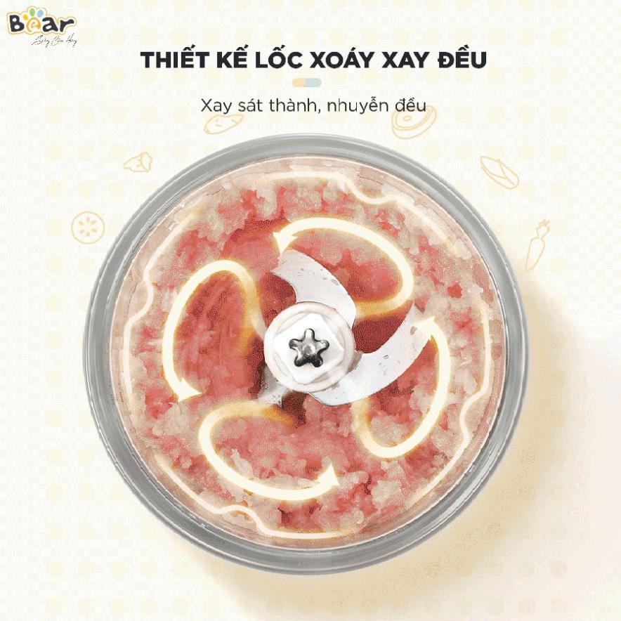 Máy Xay Đa Năng BEAR 600ml Dành Cho Bé Ăn Dặm Bản Quốc Tế BH Chính Hãng 18 Tháng. Máy xay đa năng chính hãng HAGU - Hàng chính hãng