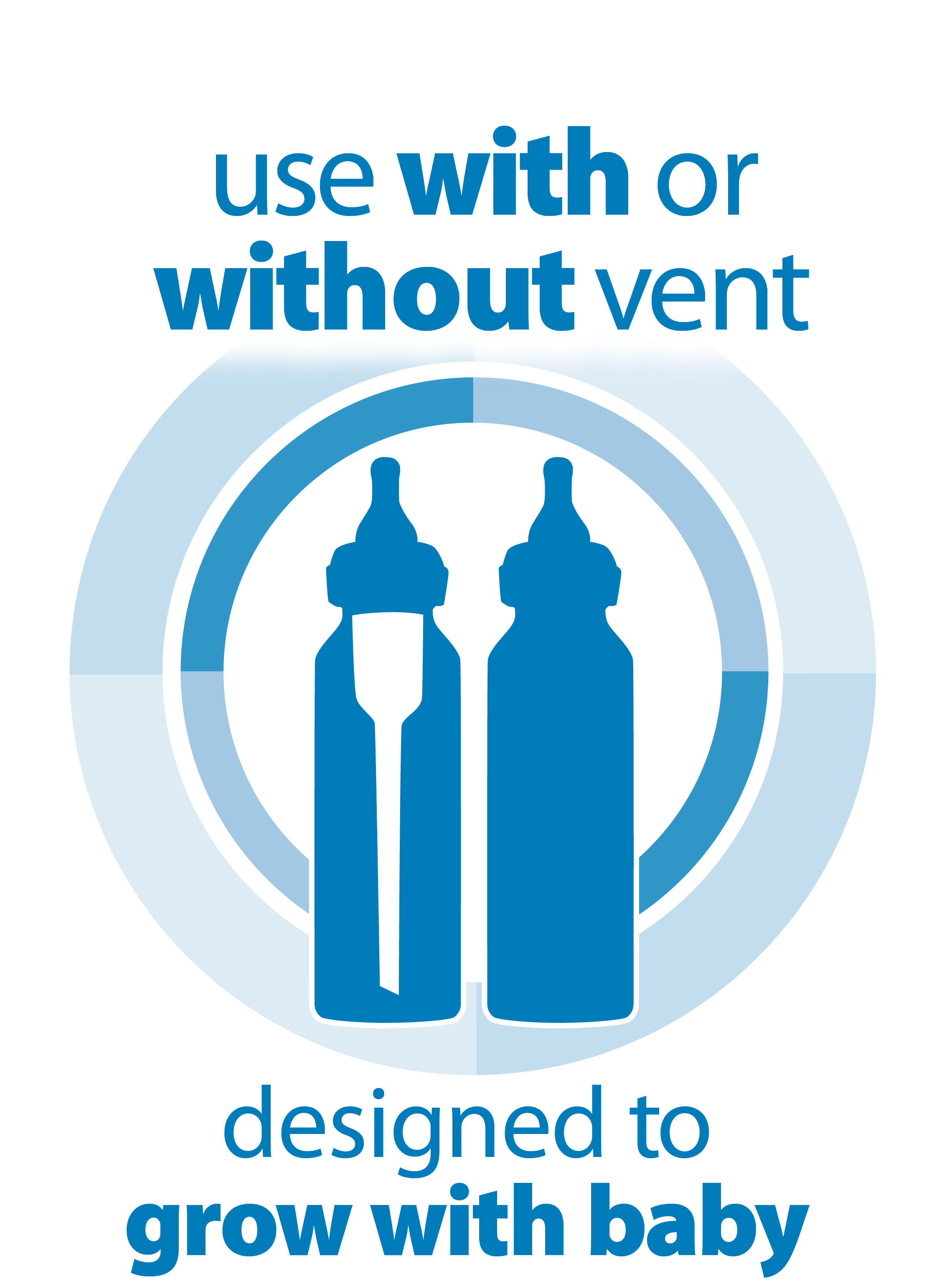 [ 43005L - Tách set 01 bình không có vỏ hộp ] Bình sữa Dr.Brown's Options Plus, cổ thường 120ml, nhựa PP