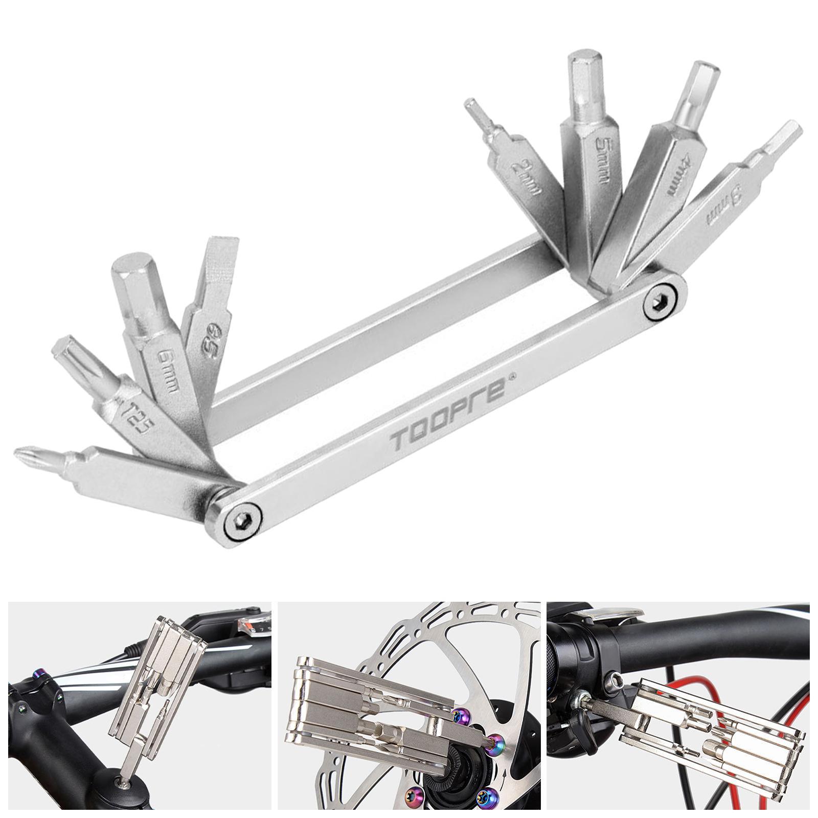 Multifunctional Bike Cycling Mechanic Repair Tool , Tool , Portable Repair Tool Set, Folding Repair Tool Set