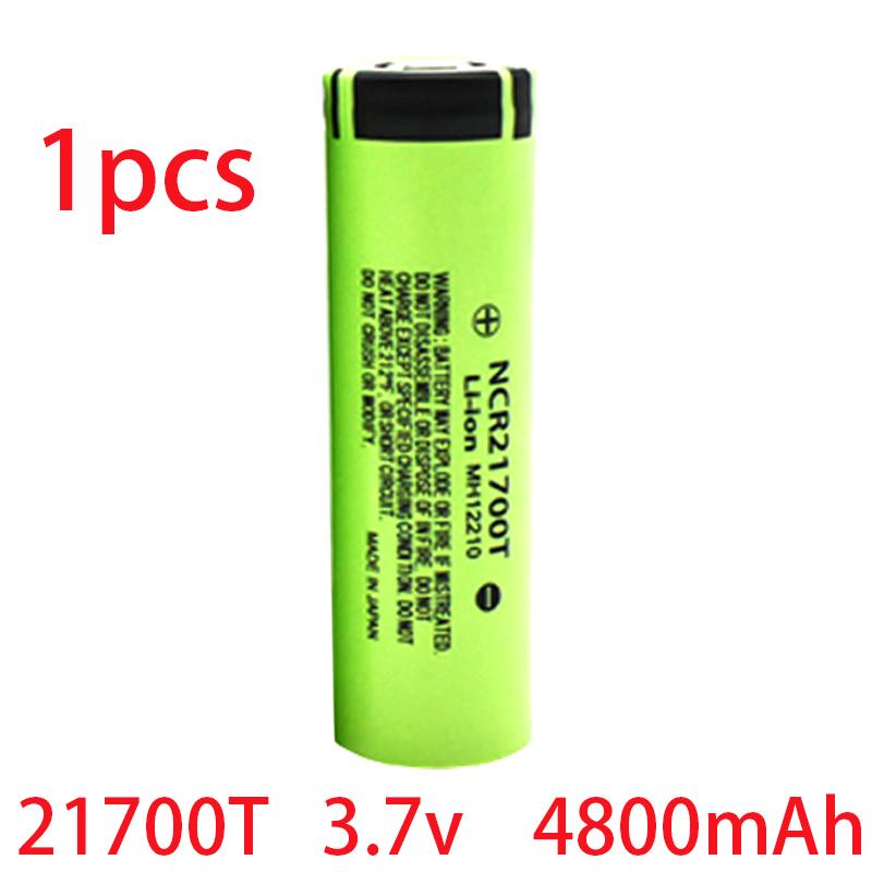 100% Nguyên bản 21700 NCR21700T Lithium-Akku 4800mAh 3,7 V 40A Hohe-entladung Pin Li-Ion Màu sắc: Vàng