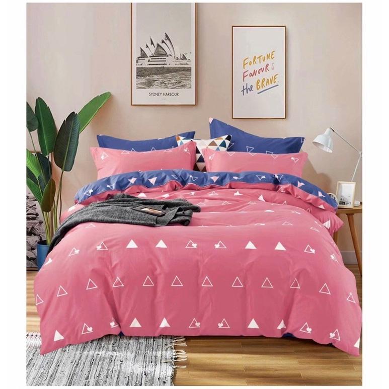 Bộ chăn drap gối Cotton 100% Hàn Quốc