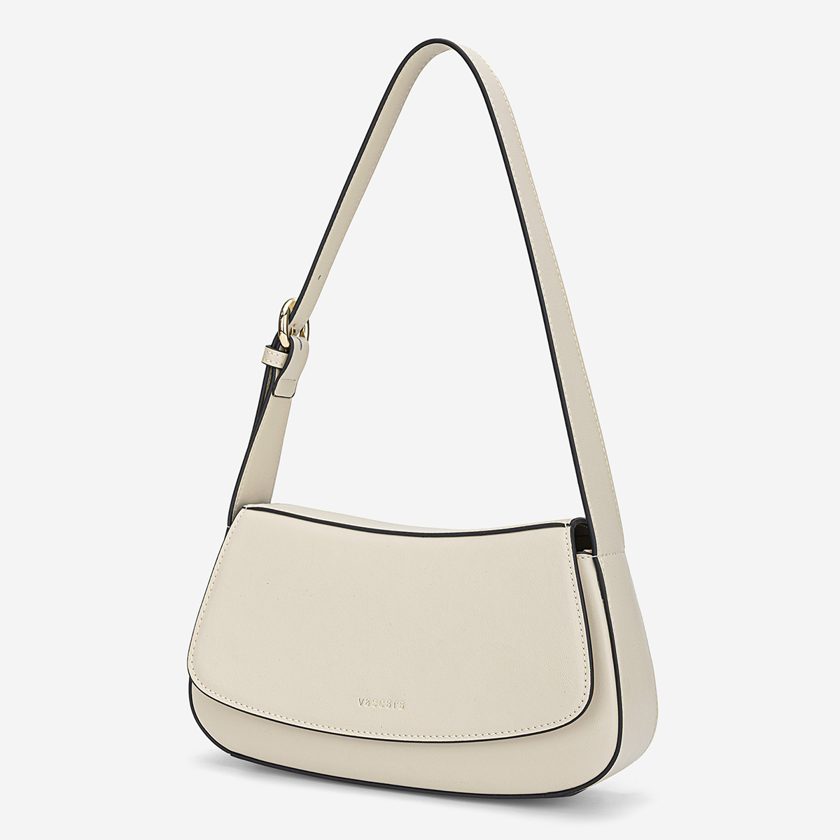 Vascara Túi Leather Kiểu Hobo Nắp Gập - SAT 0338