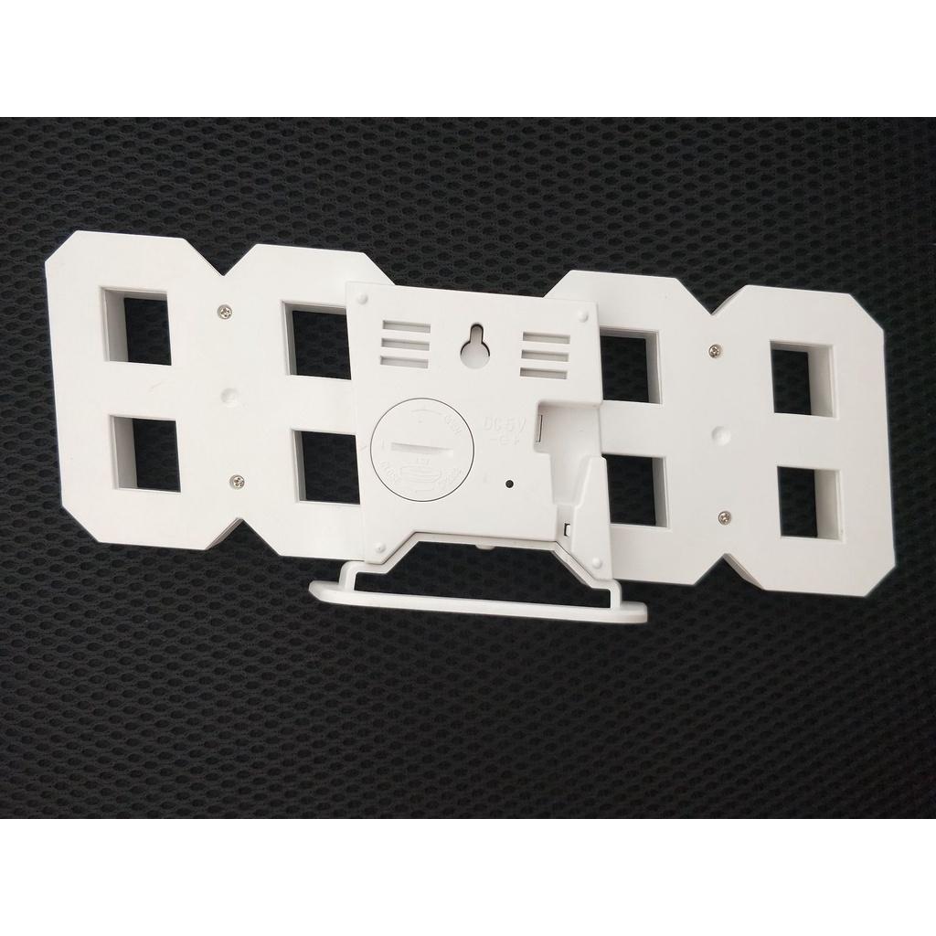 Đồng Hồ Báo Thức Điện Tử Đèn LED 3D Đơn Giản Thời Trang