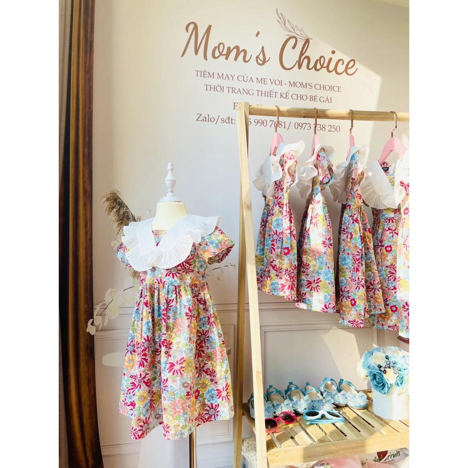 Váy bé gái, đầm bé gái hoa nhí họa tiết các loại hoa rực rỡ sang chảnh cho bé gái Mom's Choice