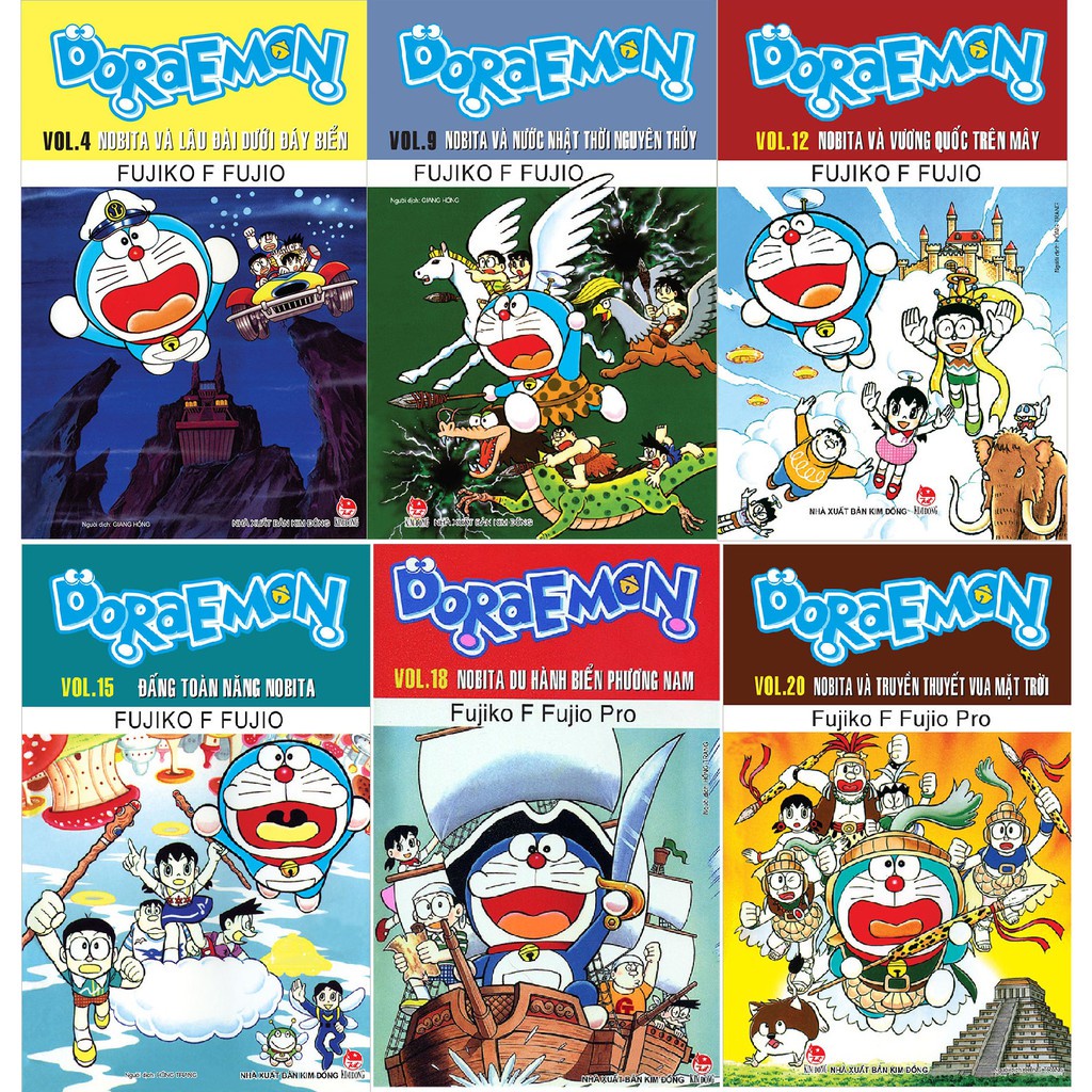 Truyện Tranh - Trọn Bộ 24 Tập Doraemon truyện dài - NXB Kim Đồng