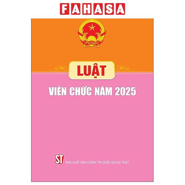 Sách - Luật Viên Chức Năm 2025