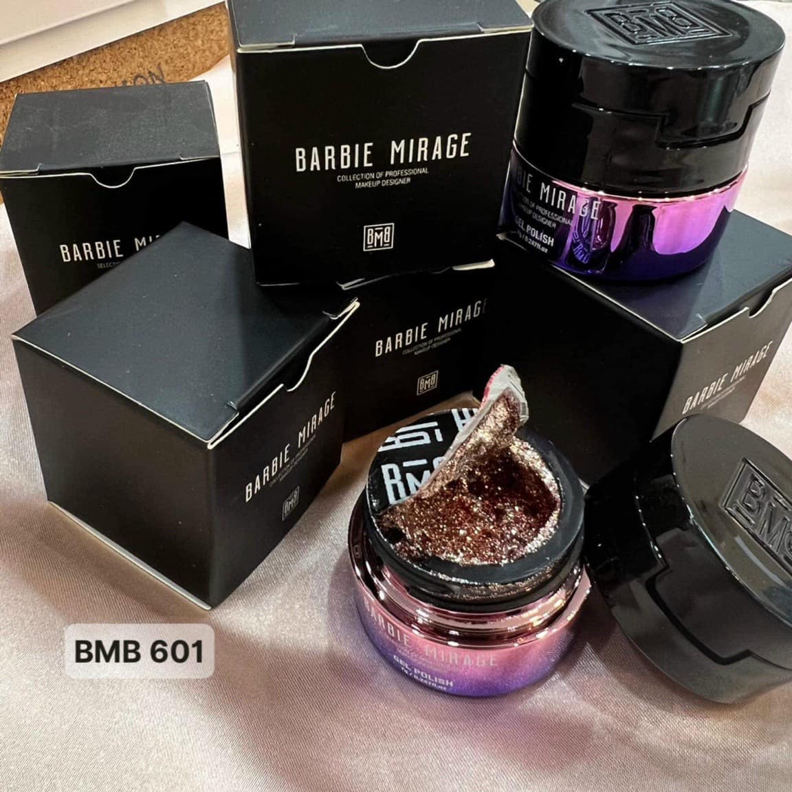 Gel nhũ vẽ viền Barbie Mirage vẽ móng tay làm nail, dụng cụ nail