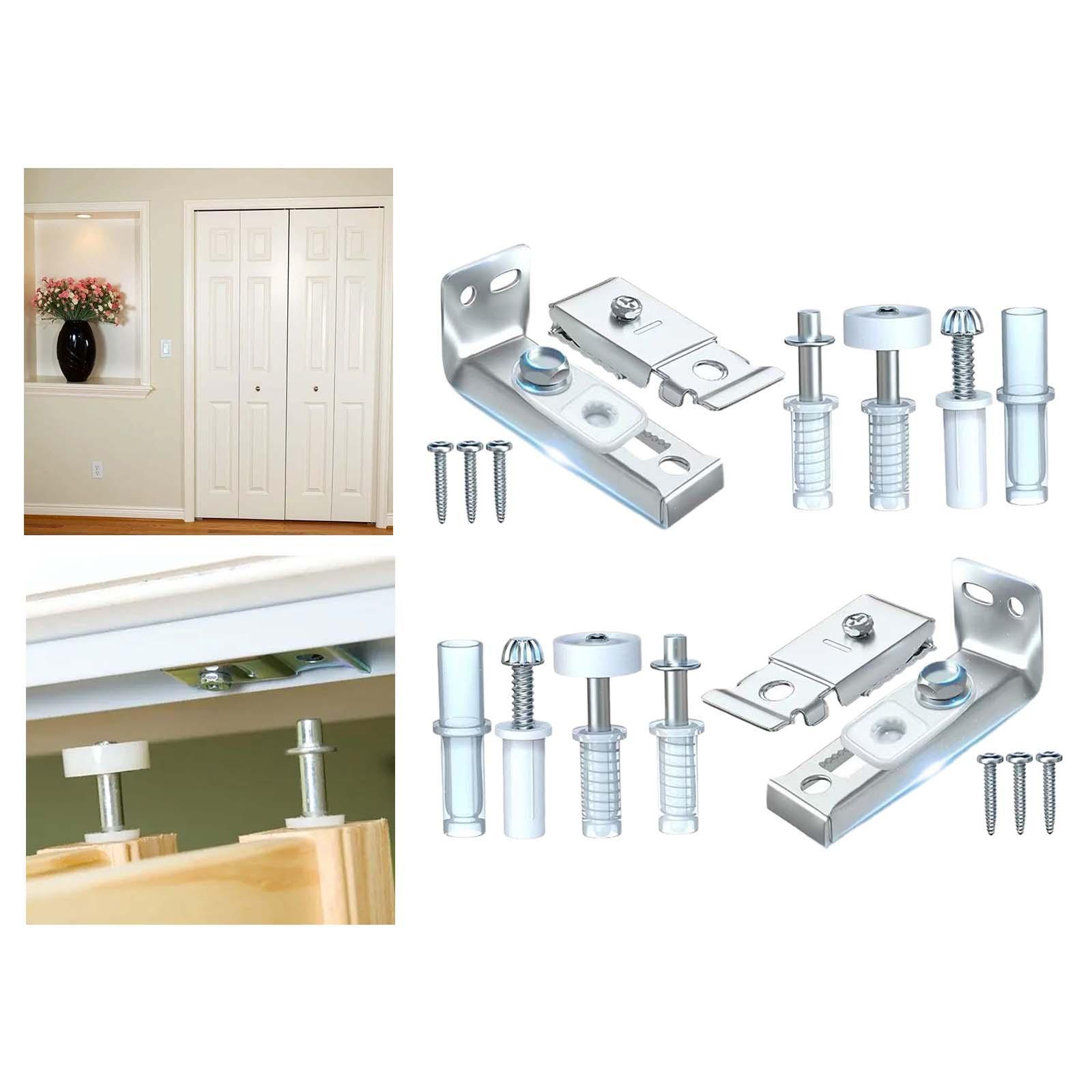 Bifold Door Hardware Repair Guide Wheel Louver Door for 7/8" to 1" Track