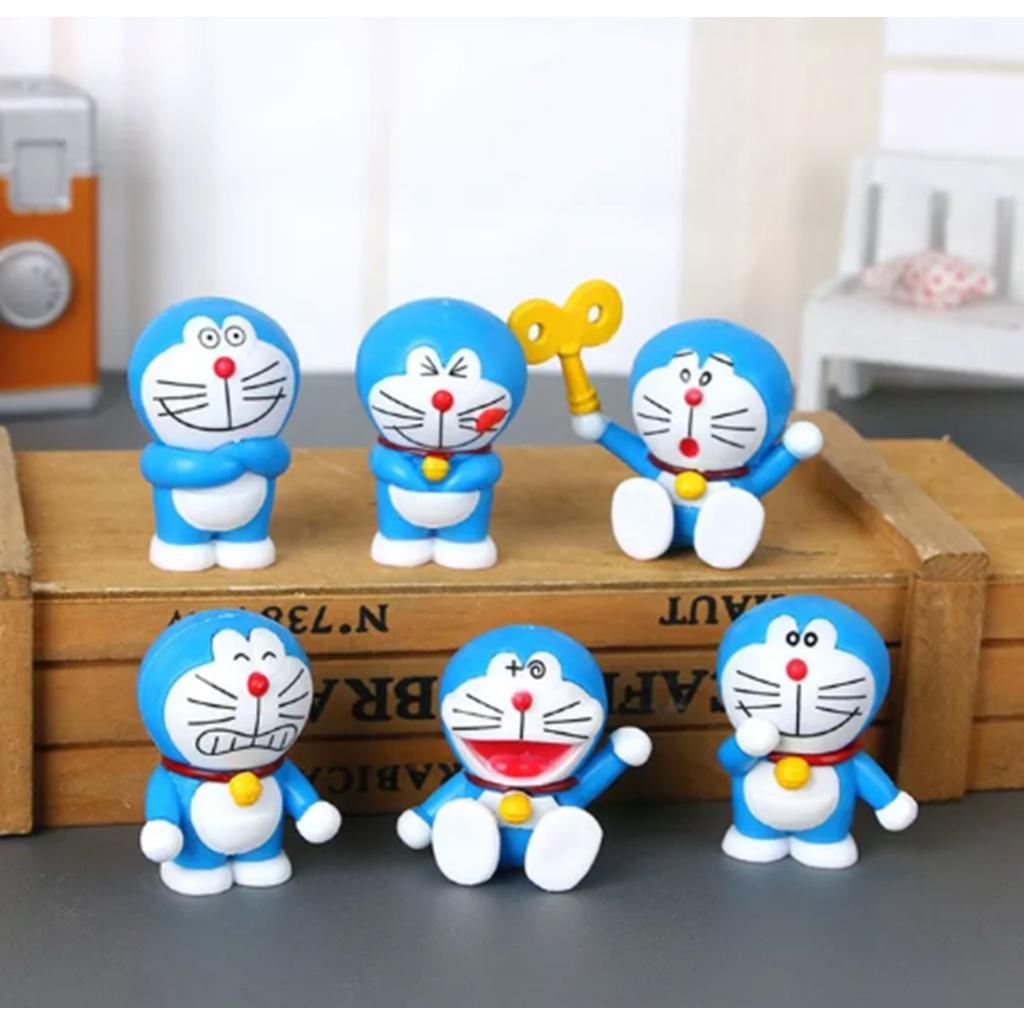 Bộ Mô Hình 1 nhân vật trong bộ 6 nhân vật Doraemon Thiên Thần hoạt hình Doraemon dễ thương