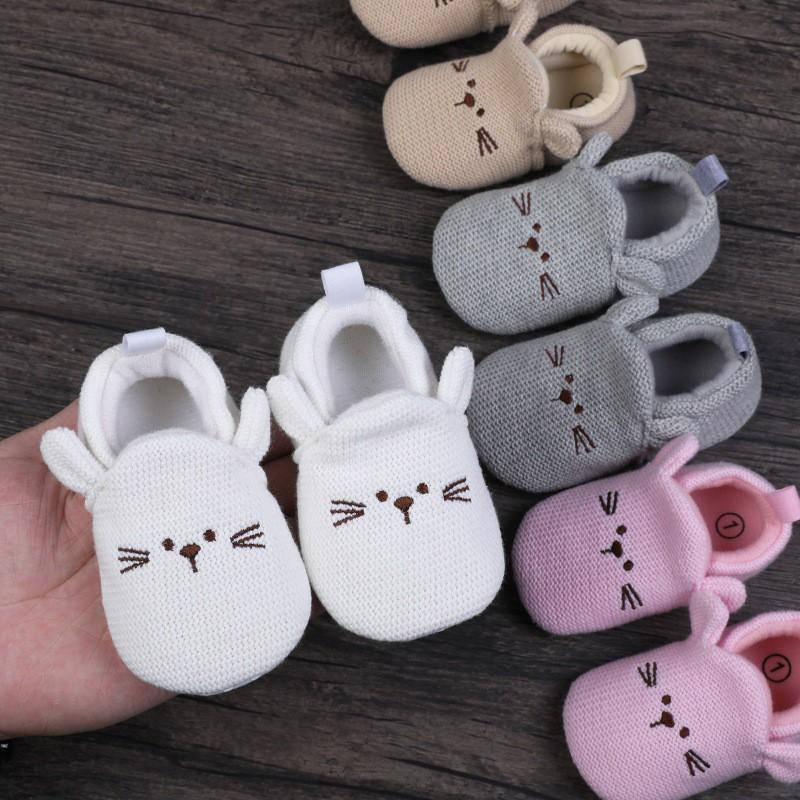 Giầy tập đi hình thú cho bé trai / bé gái sơ sinh size từ 0-12m